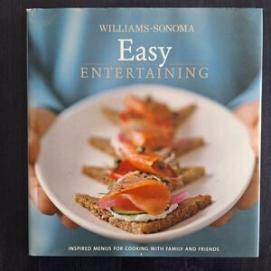 Easy Entertaining - Book With Menus For Cooking With Family And Friends. NWOT